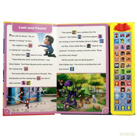 Disney Junior Marvel Spidey and His Amazing Friends: Sound Storybook Treasury - PI Kids [KSIĄŻKA]