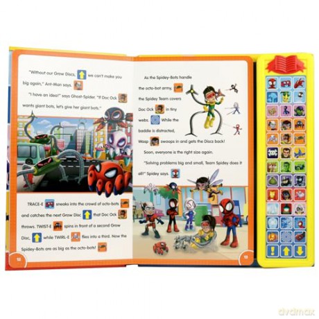 Disney Junior Marvel Spidey and His Amazing Friends: Sound Storybook Treasury - PI Kids [KSIĄŻKA]