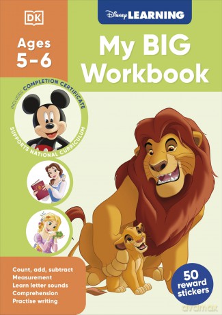 Disney Learning Big Workbook Ages 5-6 - DK [KSIĄŻKA]