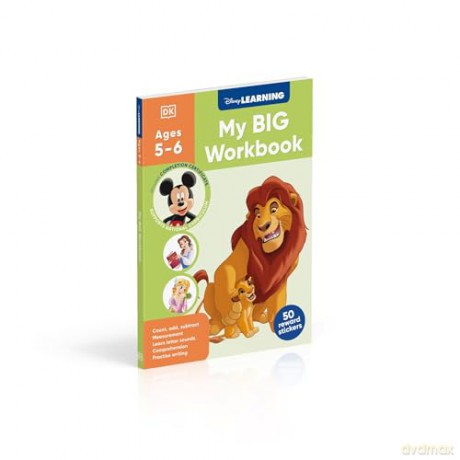 Disney Learning Big Workbook Ages 5-6 - DK [KSIĄŻKA]
