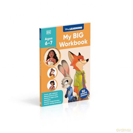 Disney Learning Big Workbook Ages 6-7 - DK [KSIĄŻKA]