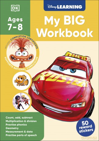 Disney Learning Big Workbook Ages 7-8 - DK [KSIĄŻKA]