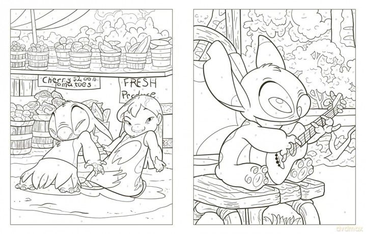 Disney Stitch Colour By Numbers: Over 70 Lilo & Stitch Colouring Pages - Walt Disney [KSIĄŻKA]