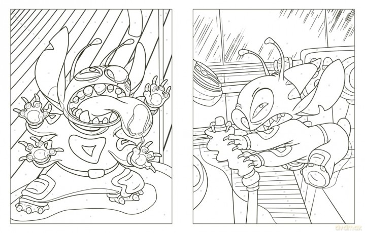 Disney Stitch Colour By Numbers: Over 70 Lilo & Stitch Colouring Pages - Walt Disney [KSIĄŻKA]