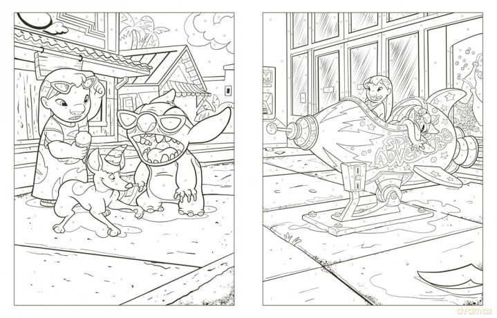 Disney Stitch Colour By Numbers: Over 70 Lilo & Stitch Colouring Pages - Walt Disney [KSIĄŻKA]