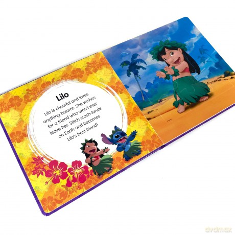 Disney Stitch My First Puzzle Book - Jigsaw Puzzles for kids, 10-page board book, 5 puzzles to enjoy [KSIĄŻKA]