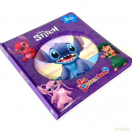 Disney Stitch My First Puzzle Book - Jigsaw Puzzles for kids, 10-page board book, 5 puzzles to enjoy [KSIĄŻKA]