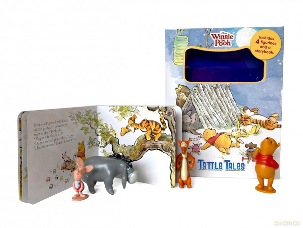 Disney Winnie the Pooh Tattle Tales - Activity Books for kids, 12-page storybook, 4 figurines [KSIĄŻKA]