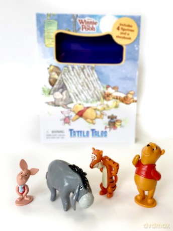 Disney Winnie the Pooh Tattle Tales - Activity Books for kids, 12-page storybook, 4 figurines [KSIĄŻKA]