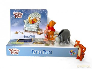 Disney Winnie the Pooh Tattle Tales - Activity Books for kids, 12-page storybook, 4 figurines [KSIĄŻKA]