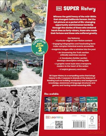 DK Super History California Gold Rush - DK [KSIĄŻKA]