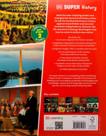 DK Super History George Washington and the American Revolution - DK [KSIĄŻKA]