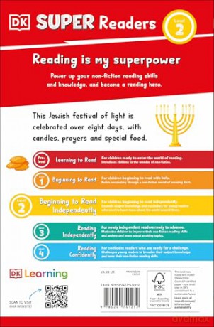 DK Super Readers Level 2 Hanukkah - DK [KSIĄŻKA]