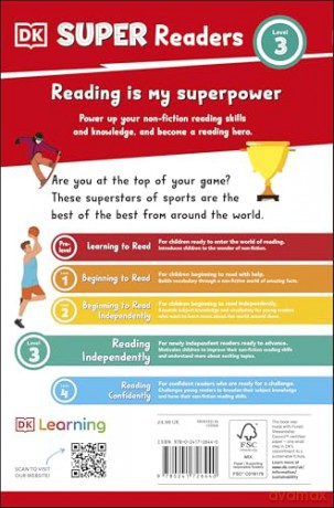 DK Super Readers Level 3 Sports Superstars - DK [KSIĄŻKA]