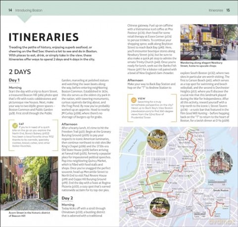 DK Top 10 Boston - DK Travel [KSIĄŻKA]