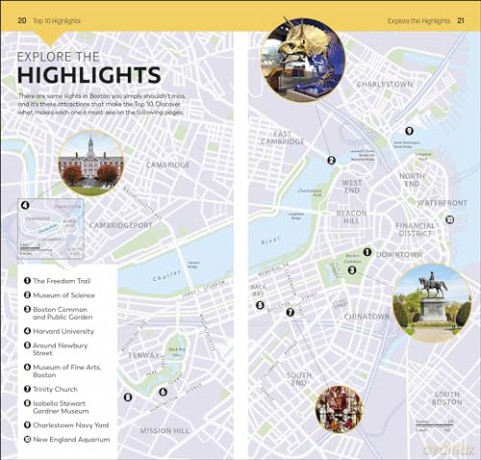 DK Top 10 Boston - DK Travel [KSIĄŻKA]