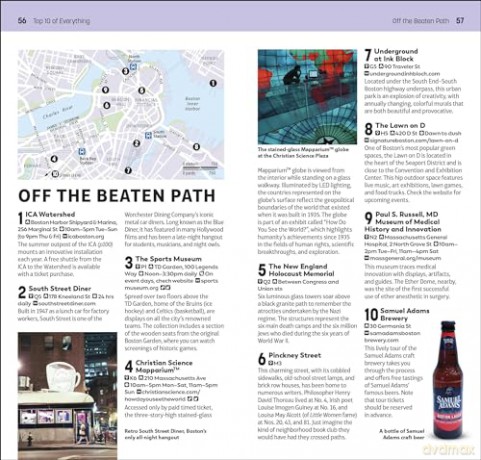 DK Top 10 Boston - DK Travel [KSIĄŻKA]