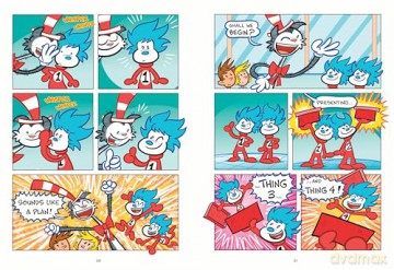 Dr Seuss Graphic Novel: Thing One and Thing Two Have Homework to Do: A Cat in the Hat Story - Art Baltazar [KSIĄŻKA]