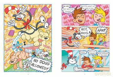 Dr Seuss Graphic Novel: Thing One and Thing Two Have Homework to Do: A Cat in the Hat Story - Art Baltazar [KSIĄŻKA]