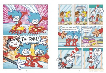 Dr. Seuss Graphic Novel: Thing One and Thing Two Have Homework to Do: A Cat in the Hat Story - Art Baltazar [KSIĄŻKA]