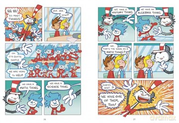 Dr. Seuss Graphic Novel: Thing One and Thing Two Have Homework to Do: A Cat in the Hat Story - Art Baltazar [KSIĄŻKA]