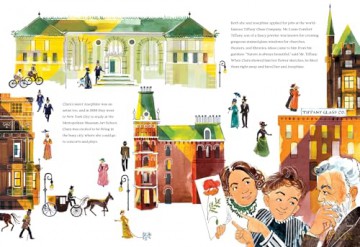 Dragonflies of Glass: The Story of Clara Driscoll and the Tiffany Girls - Susan Goldman Rubin [KSIĄŻKA]