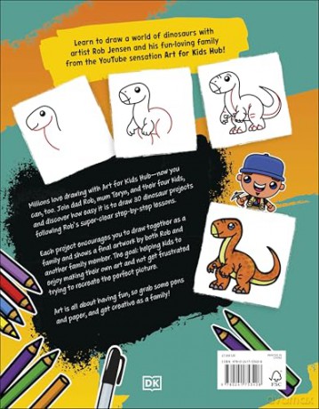 Draw with Art for Kids Hub Dinosaurs - Art For Kids Hub [KSIĄŻKA]