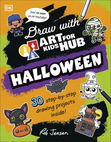 Draw with Art for Kids Hub Halloween - Art For Kids Hub [KSIĄŻKA]
