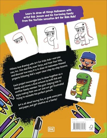 Draw with Art for Kids Hub Halloween - Art For Kids Hub [KSIĄŻKA]