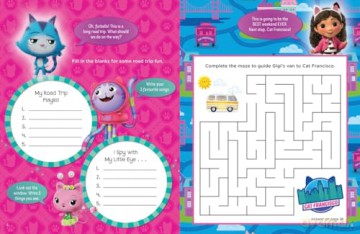 DreamWorks Gabby's Dollhouse: The Movie Sticker Activity Book: Official Movie Tie-In - Official Gabby's Dollhouse [KSIĄŻKA]