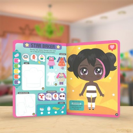 Dress Up Fashion Dolls Snack Planet - Sophie Collingwood [KSIĄŻKA]