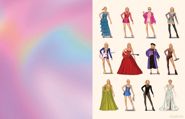 Dress Up Taylor: A New Era: A Taylor Swift paper doll book featuring more of her iconic looks - Julia Murray [KSIĄŻKA]