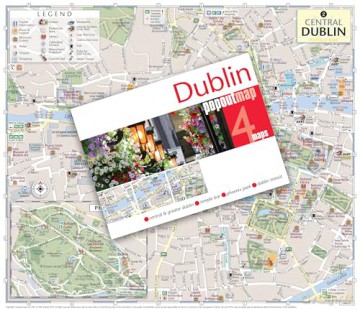 Dublin PopOut Map - PopOut Maps [KSIĄŻKA]