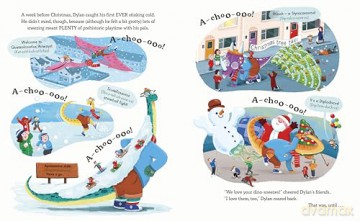 Dylan the Dino Boy Saves Christmas: A brilliantly funny festive adventure - Andy Day [KSIĄŻKA]