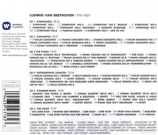 Best 100 Beethoven [6CD]