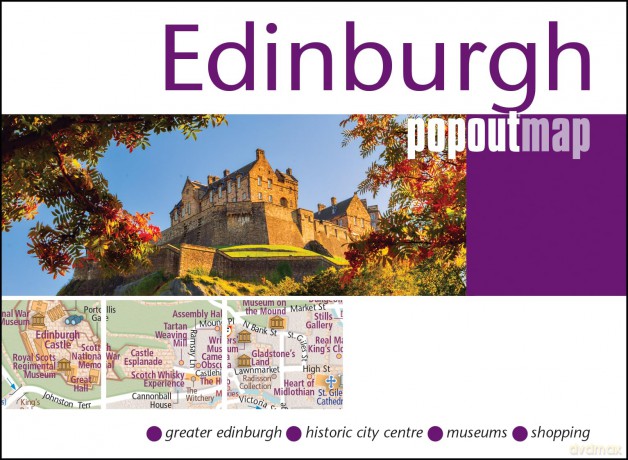 Edinburgh PopOut Map - PopOut Maps [KSIĄŻKA]