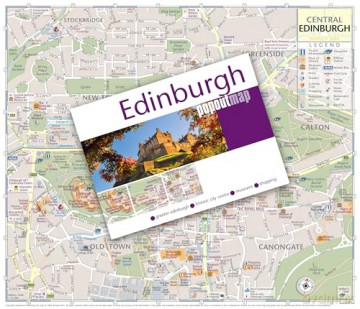 Edinburgh PopOut Map - PopOut Maps [KSIĄŻKA]