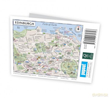 Edinburgh PopOut Map - PopOut Maps [KSIĄŻKA]
