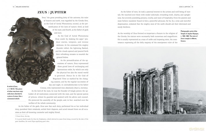 Encyclopedia of Mythology: A Collection of Greek and Roman Heroes, Gods, and Monsters with Collectible Ephemera - Includes 16 beautifully designed pieces of mythology ephemera - Editors of Chartwell Books [KSIĄŻKA]