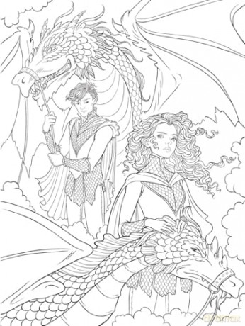 Enemies to Lovers: A Romantasy Coloring Book [KSIĄŻKA]