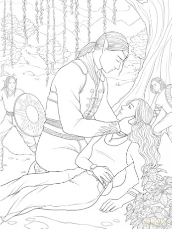 Enemies to Lovers: A Romantasy Coloring Book [KSIĄŻKA]