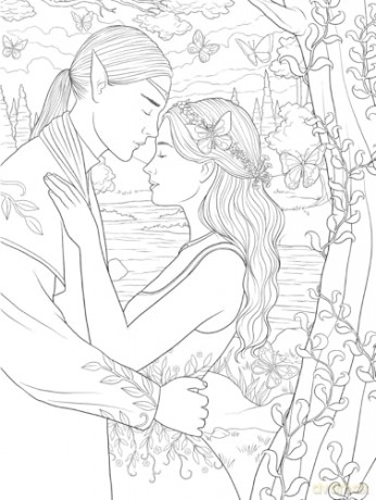 Enemies to Lovers: A Romantasy Coloring Book [KSIĄŻKA]