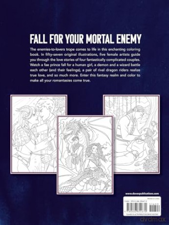 Enemies to Lovers: A Romantasy Coloring Book [KSIĄŻKA]
