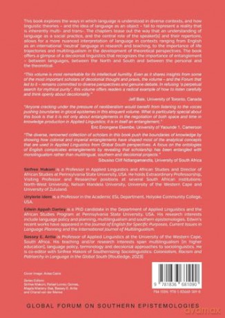Entanglements: Between Decolonial and Southernizing Linguistics: 6 - Sinfree Makoni [KSIĄŻKA]
