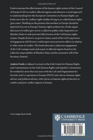 European Human Rights Grey Zones: The Council of Europe and Areas of Conflict - Andrew Forde [KSIĄŻKA]