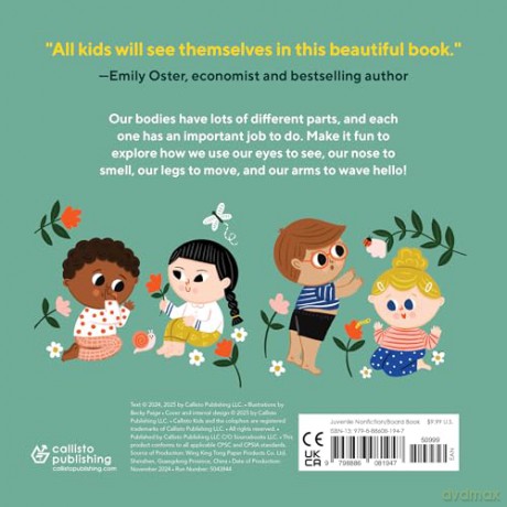 Eyes, Nose, Belly, Toes: My First Human Body Book - Krupa Playforth [KSIĄŻKA]