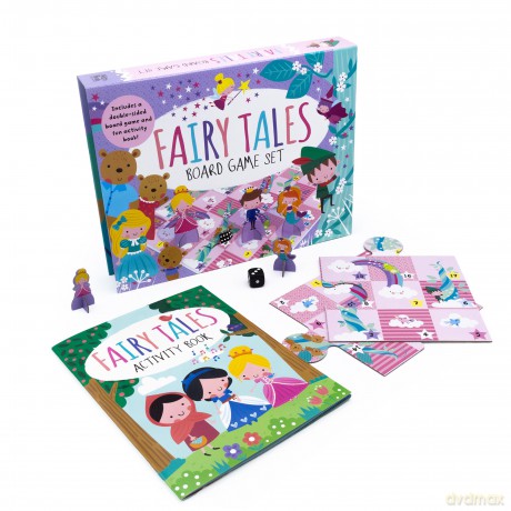 Fairy Tales Board Game Set - Includes 2 Games and Activity Book [KSIĄŻKA]