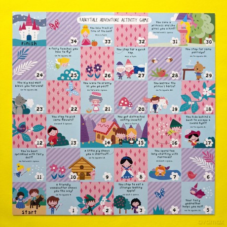 Fairy Tales Board Game Set - Includes 2 Games and Activity Book [KSIĄŻKA]