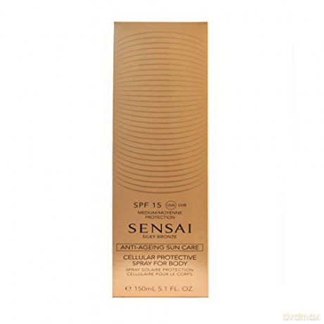 KANEBO SENSAI SILKY BRONZE CELLULAR PROTECTIVE SPRAY FOR BODY SPF 15 150ML [KOSMETYKI]