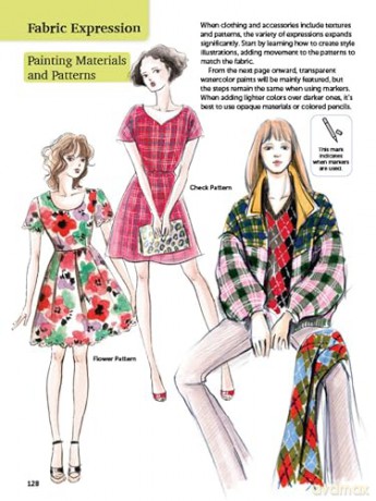 Fashion Illustration Techniques: A Beginner's Guide for Fashion Designers and Illustrators [with over 1400 illustrations] - Hiroko Fukuchi [KSIĄŻKA]